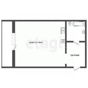 Продается студия, 41 м²