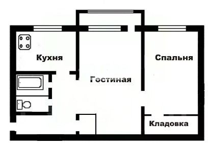 Продается 2-комн. квартира, 42,5 м²