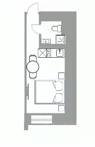 Продается студия, 16,5 м²