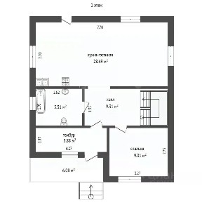 Продается 2-этажный дом, 110 м²
