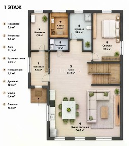 Продается 2-этажный дом, 233 м²