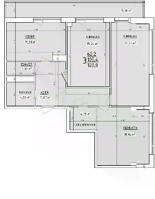 Продается 3-комн. квартира, 105,4 м²