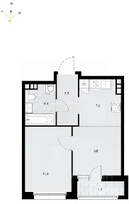 Продается 1-комн. квартира, 36,2 м²