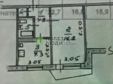 Продается 1-комн. квартира, 32,7 м²