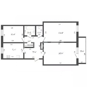 Продается 3-комн. квартира, 66,1 м²