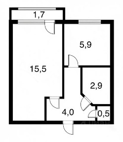 Продается 1-комн. квартира, 28,1 м²