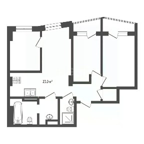 Продается 3-комн. квартира, 80 м²
