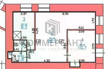 Продается помещение свободного назначения, 50 м²