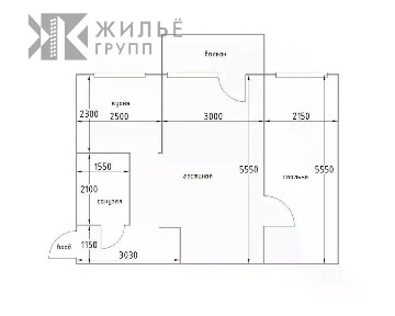 Продается 2-комн. квартира, 42,8 м²