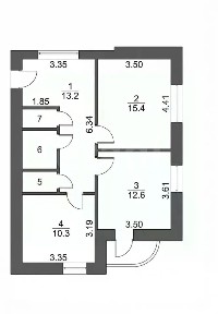 Продается 2-комн. квартира, 58,9 м²
