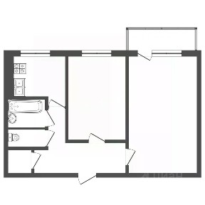 Продается 2-комн. квартира, 43,2 м²