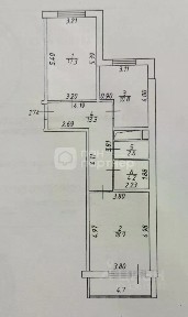 Продается 2-комн. квартира, 72 м²