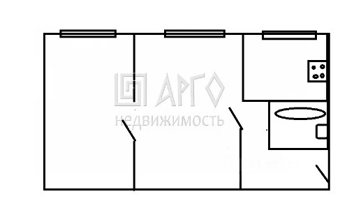 Сдается 2-комн. квартира, 45,8 м²