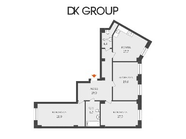 Продается 3-комн. квартира, 104,9 м²