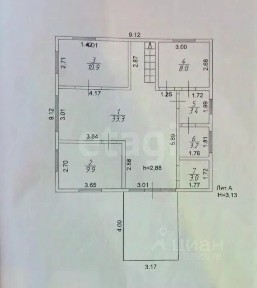 Продается 2-этажный дом, 154,6 м²
