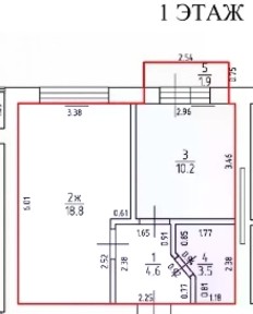 Сдается 1-комн. квартира, 37,1 м²