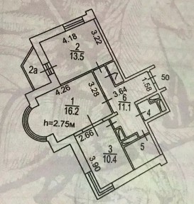 Сдается 2-комн. квартира, 58,7 м²