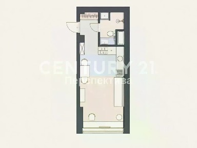 Продается апартаменты-студия, 25 м²