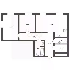 Продается 3-комн. квартира, 75,3 м²