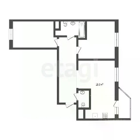 Продается 2-комн. квартира, 75,1 м²