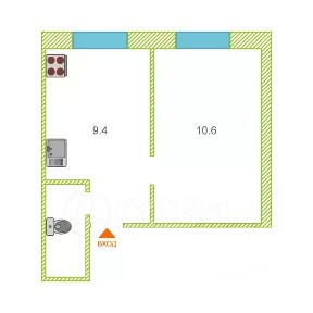 Продается 1-комн. квартира, 22,1 м²
