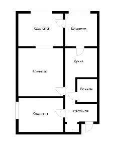 Продается 3-комн. квартира, 60 м²