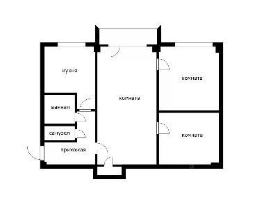 Продается 3-комн. квартира, 50 м²