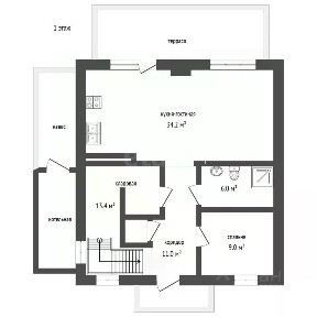 Продается 1-этажный дом, 180 м²
