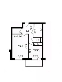 Продается 1-комн. квартира, 37,8 м²
