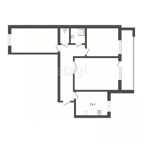Продается 3-комн. квартира, 60,4 м²