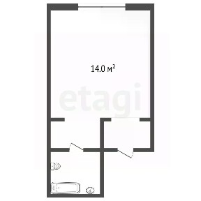 Продается студия, 16 м²