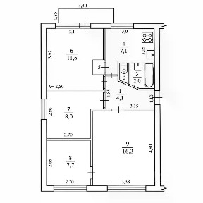 Продается 4-комн. квартира, 58 м²