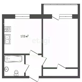 Продается 2-комн. квартира, 41,8 м²