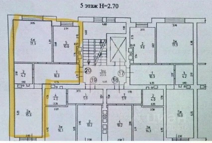 Продается 2-комн. квартира, 58 м²
