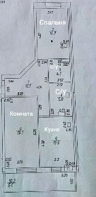 Продается 2-комн. квартира, 68,9 м²