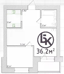 Продается 1-комн. квартира, 37 м²
