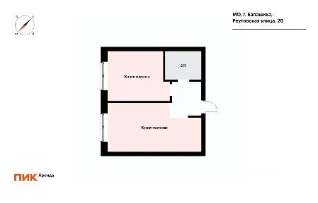 Сдается 2-комн. квартира, 44,3 м²