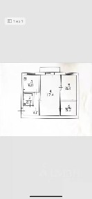 Сдается 3-комн. квартира, 44,2 м²
