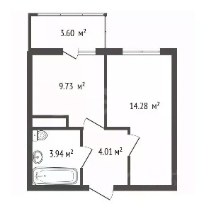 Продается 1-комн. квартира, 32,1 м²