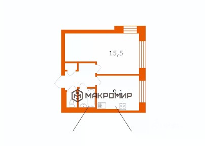 Продается 1-комн. квартира, 31,1 м²