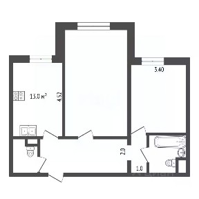 Продается 3-комн. квартира, 74 м²