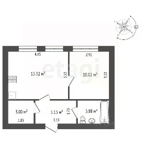 Продается 1-комн. квартира, 37,35 м²