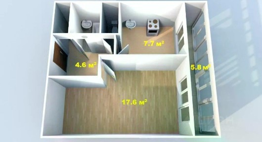 Продается 1-комн. квартира, 33,8 м²