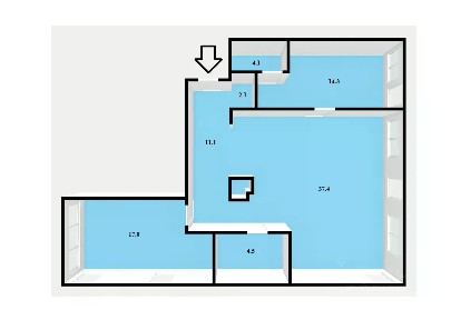Продается 3-комн. квартира, 90 м²