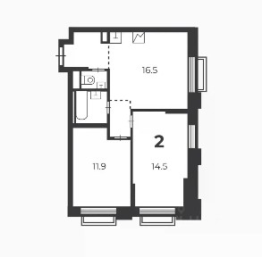 Продается 2-комн. квартира, 53 м²