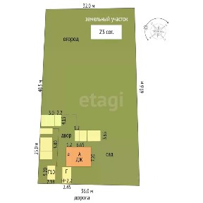 Продается участок, 23 сот.