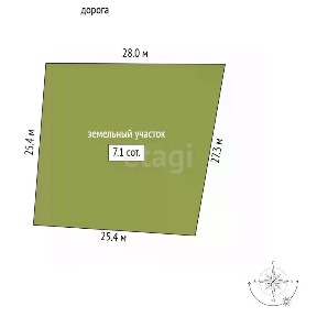 Продается участок, 706 сот.