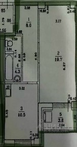 Продается 1-комн. квартира, 42,5 м²