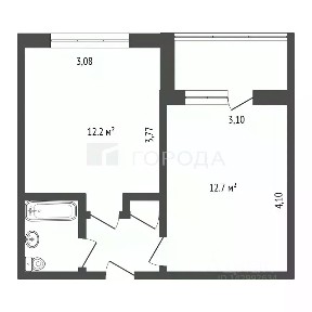 Продается 1-комн. квартира, 29,7 м²