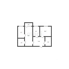 Продается 4-комн. квартира, 62,4 м²